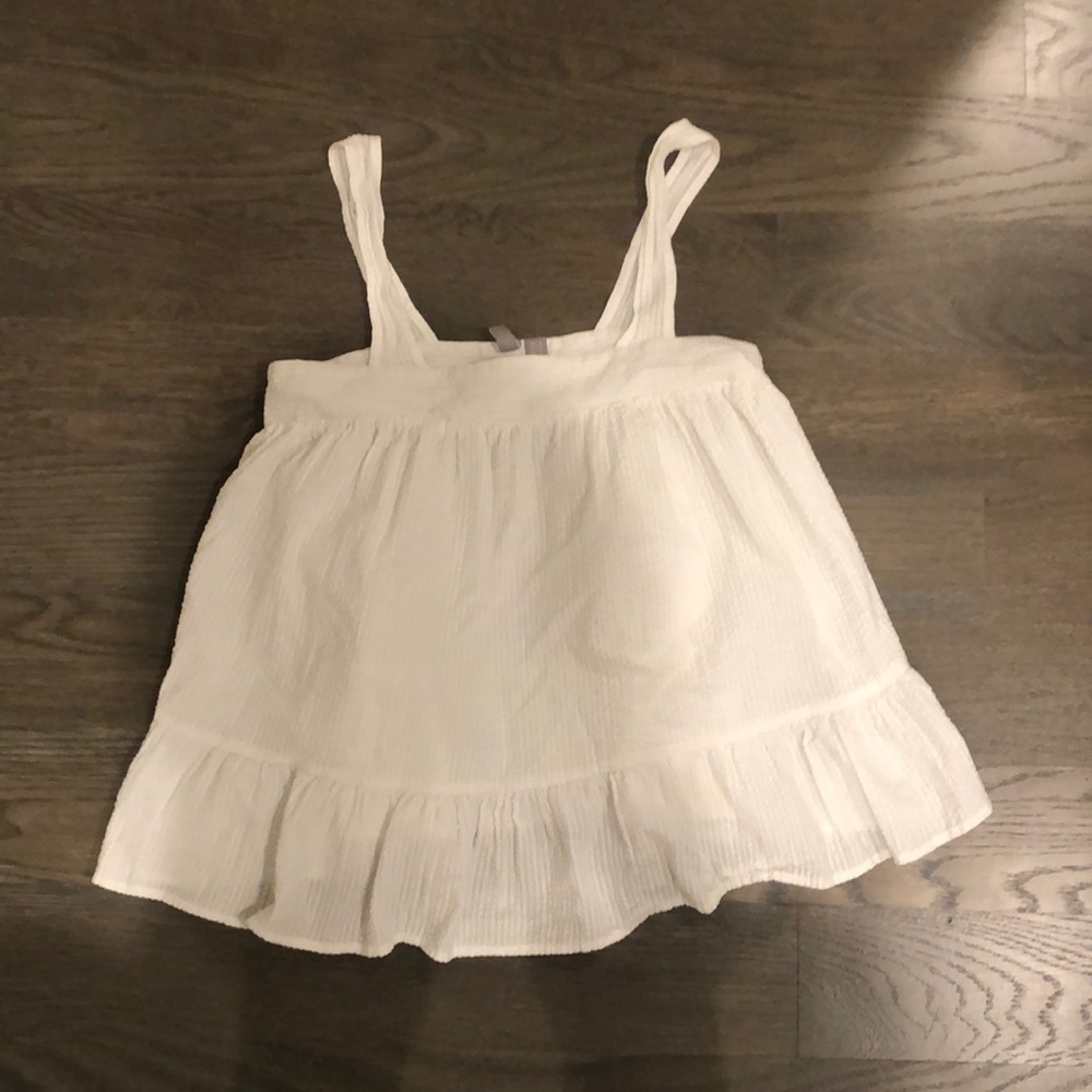 Asos ruffle tank top